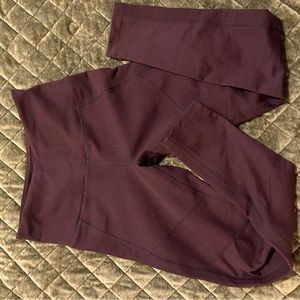 Zella plum full length leggings